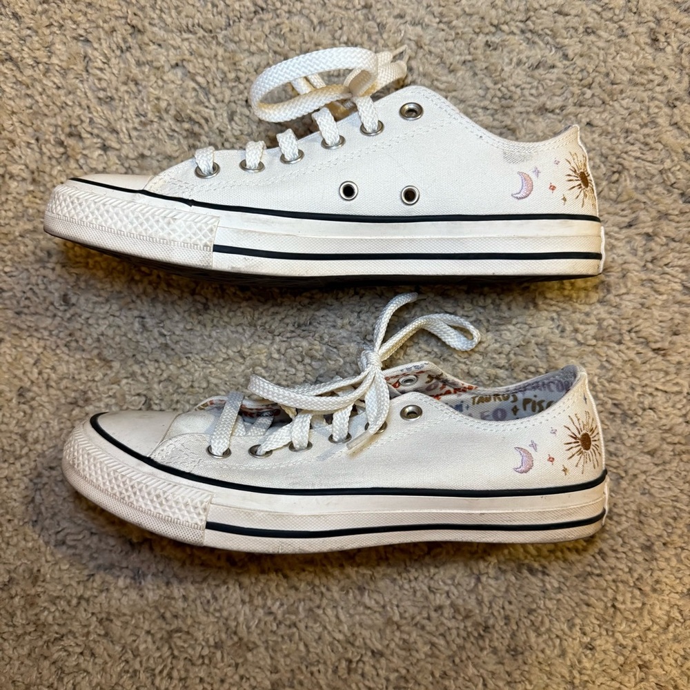 Converse Chuck Taylor All Star Mystic World Low Top Lace Up Canvas Sneaker 8.5 - Picture 6 of 12